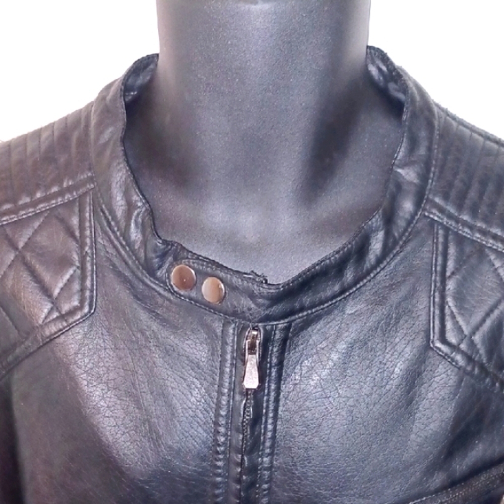 Yoki Black Racing Style Jacket - Picture 7 of 9